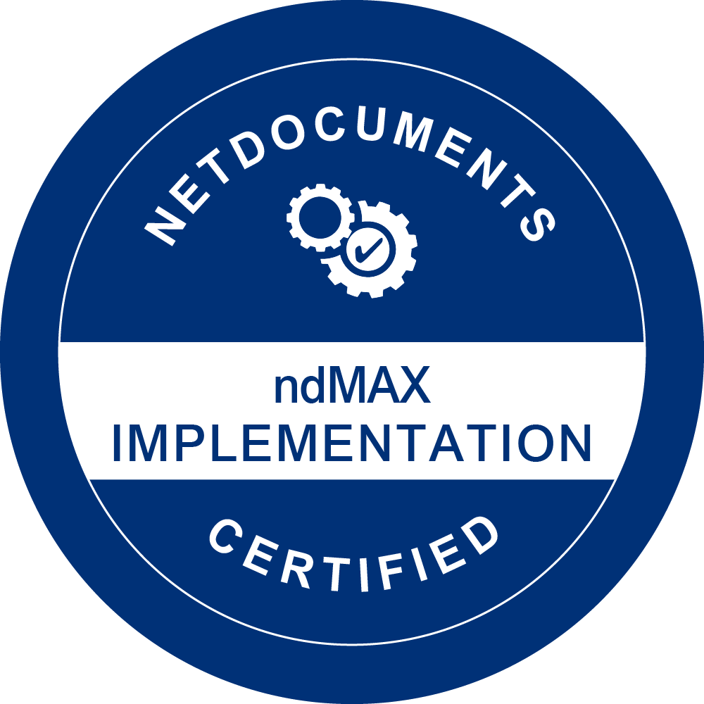 NetDocuments Implementation Badge